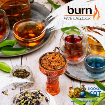Заказать кальянный табак Burn Five O'clock (Берн Чай) 100г онлайн с доставкой всей России - фото 1